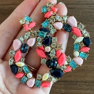 J. Crew Colorful Statement Earrings